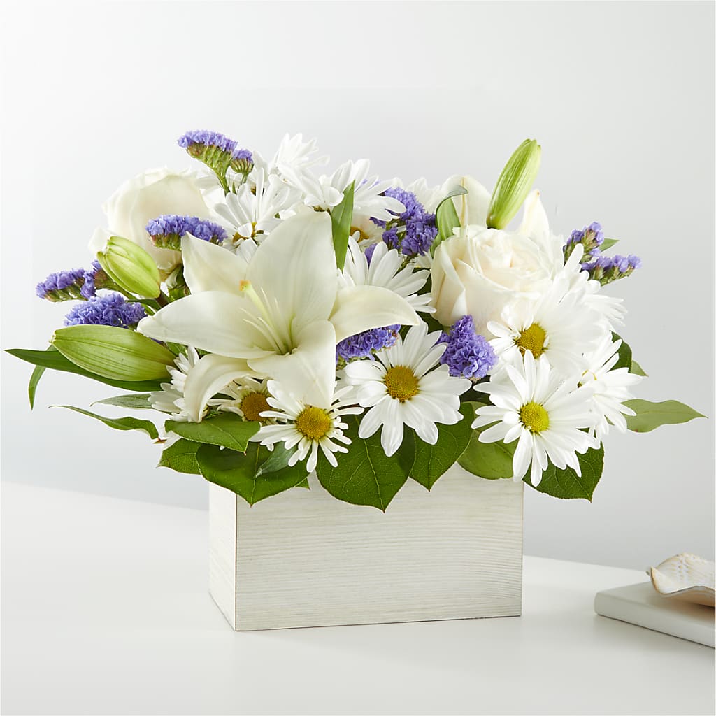 Beyond Blue Box Bouquet – United Market Street, Lubbock TX