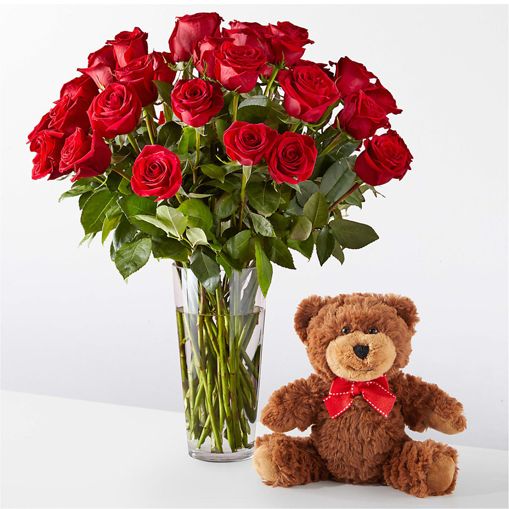 Romantic Long Stem Red Rose Bouquet Bundles – United Market Street, Lubbock TX