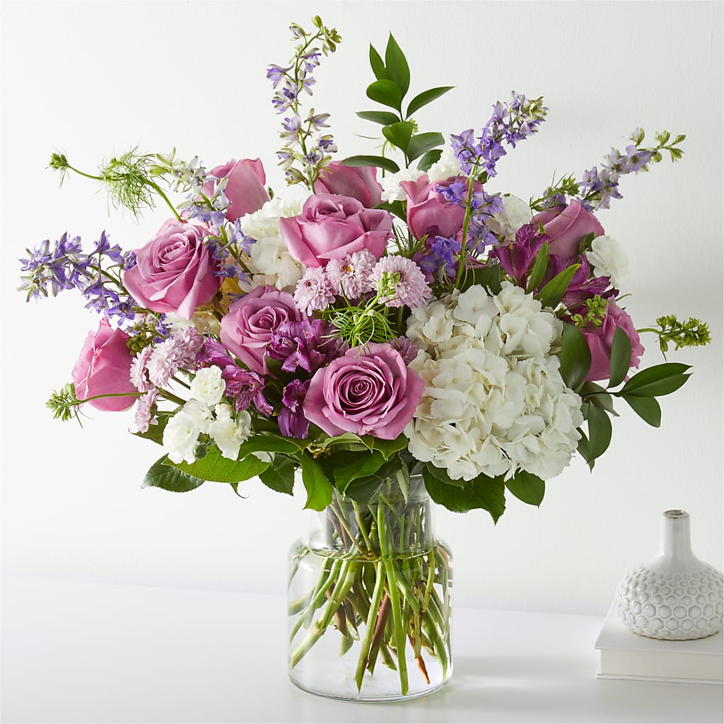 Violet Caress Bouquet – United Market Street, Lubbock TX