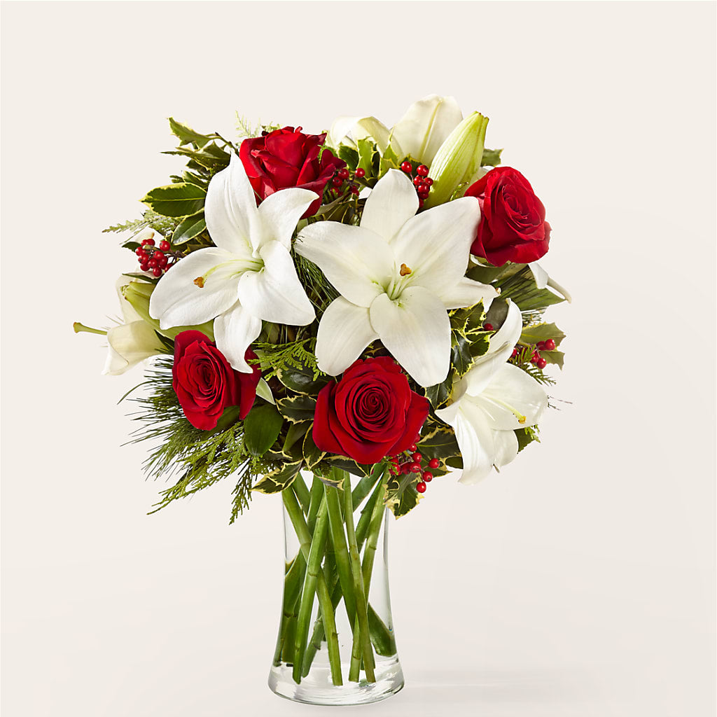 Sparkling Snowflakes Bouquet – United Market Street, Lubbock TX