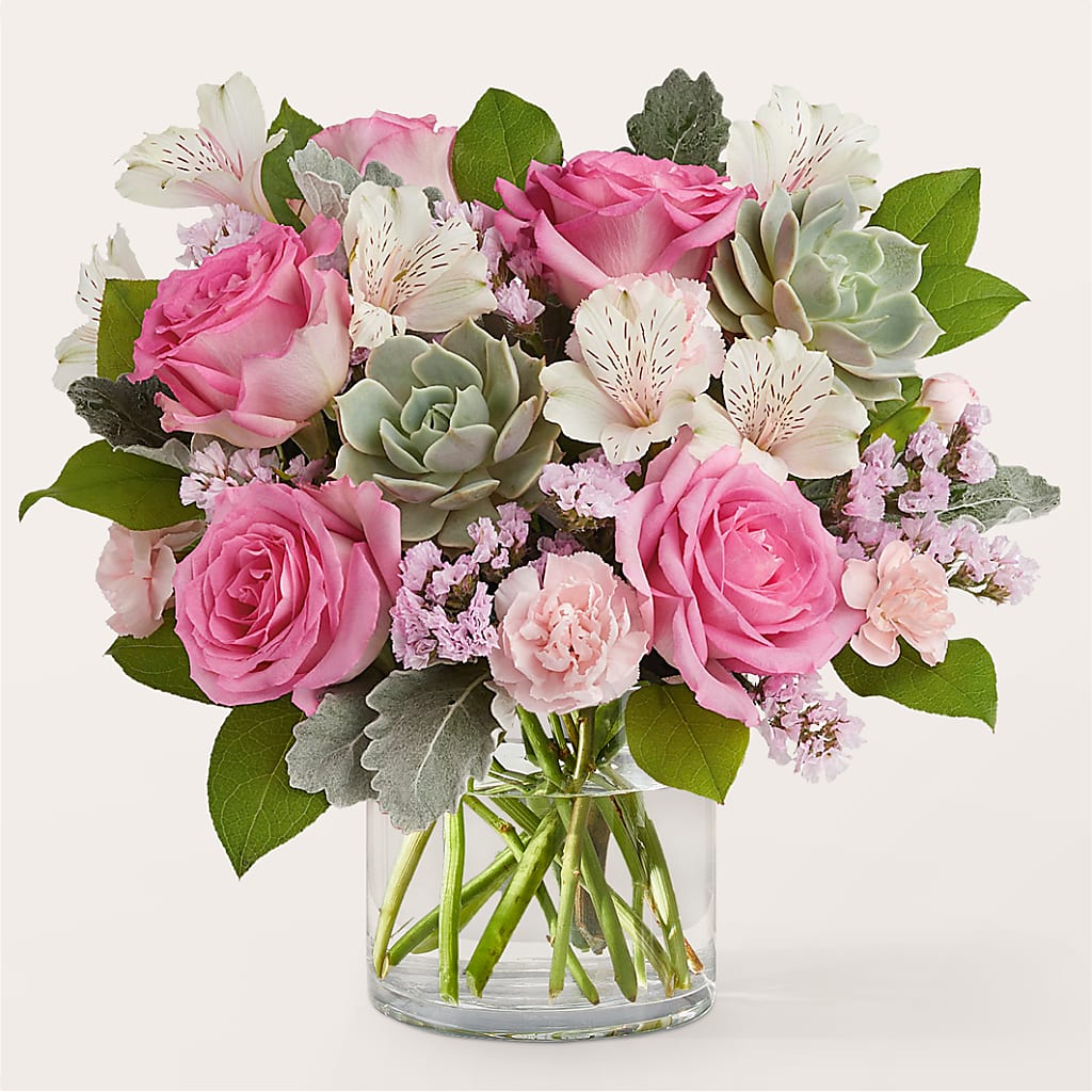 Dusty Rose Bouquet – United Market Street, Lubbock TX