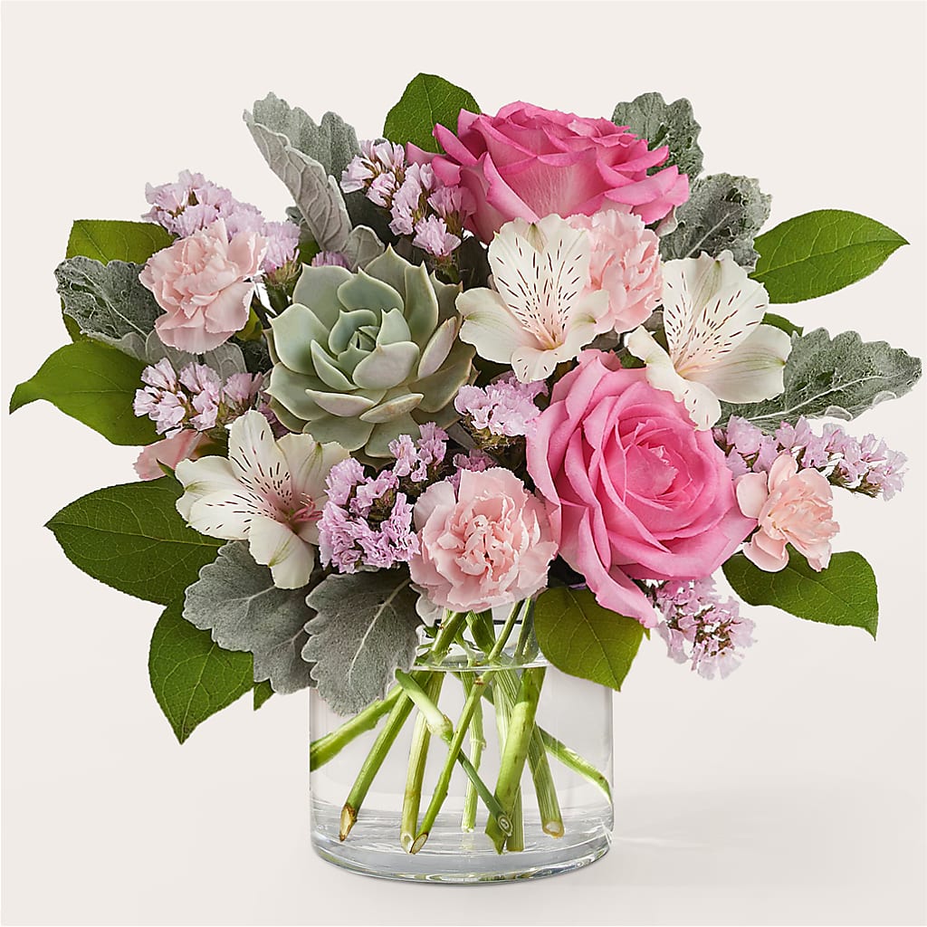 Dusty Rose Bouquet – United Market Street, Lubbock TX