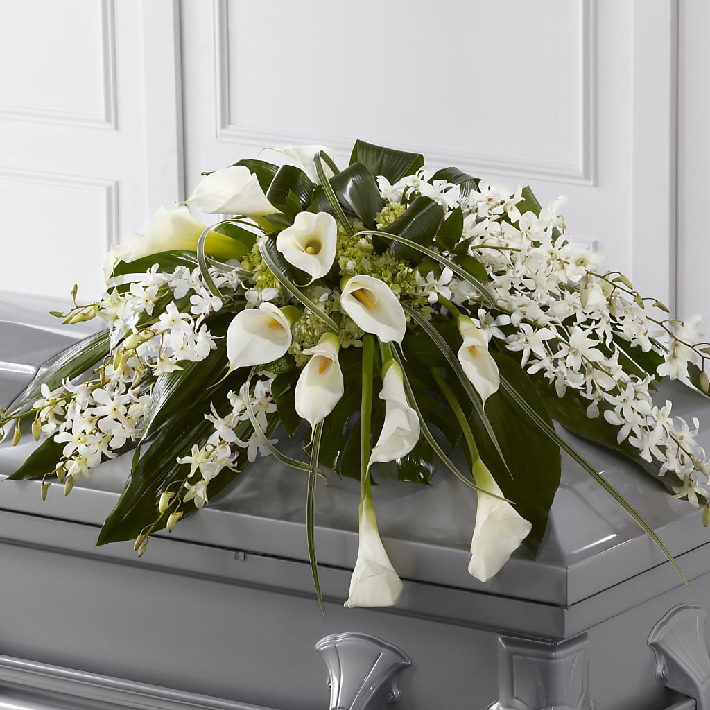 Angel Wings Casket Spray – United Market Street, Lubbock TX