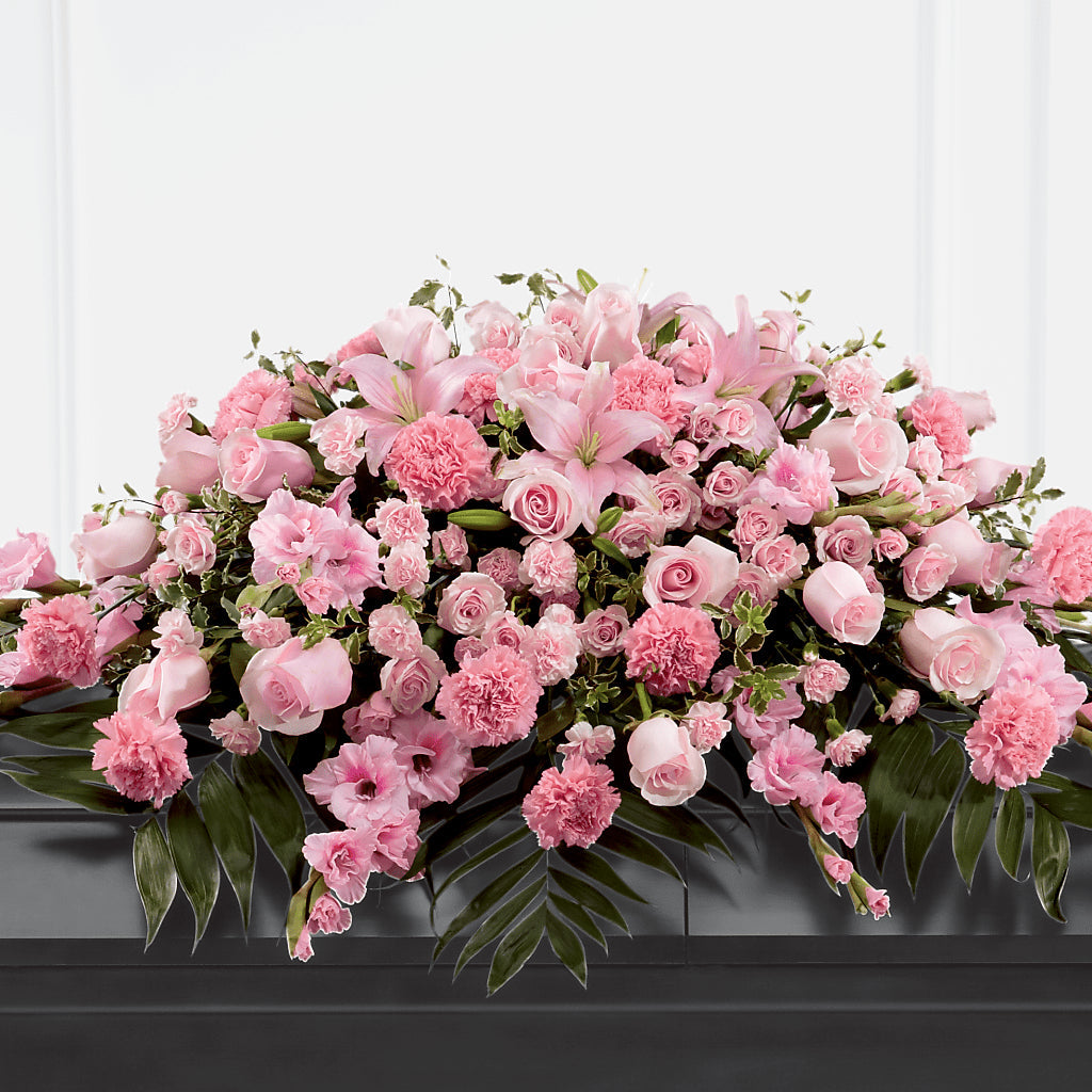 Garden of Comfort Casket Spray (Standard) – United Market Street, Lubbock TX