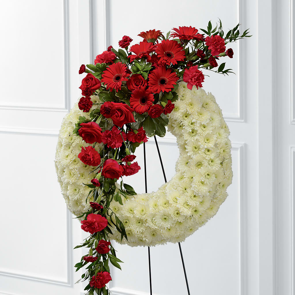 Graceful Tribute Wreath – United Market Street, Lubbock TX