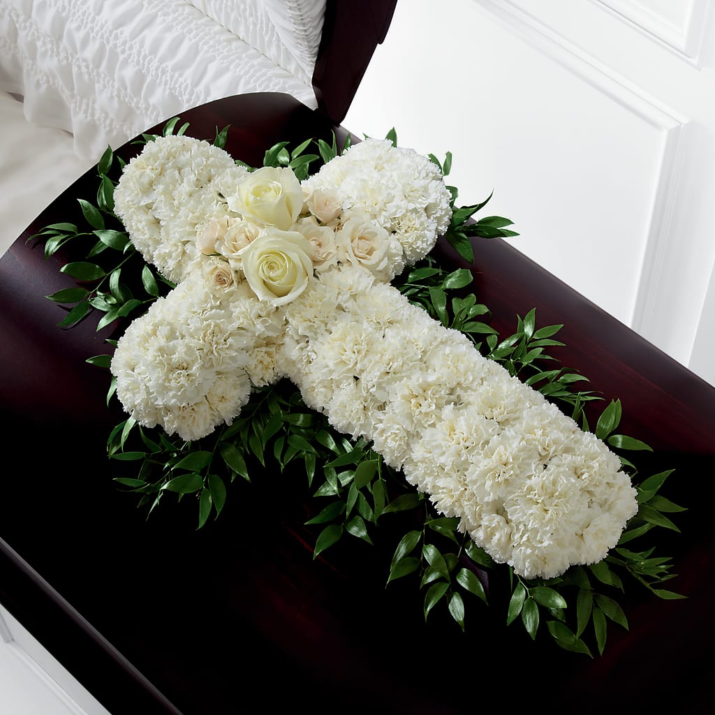 Peaceful Memories Casket Spray (Standard) – United Market Street, Lubbock TX