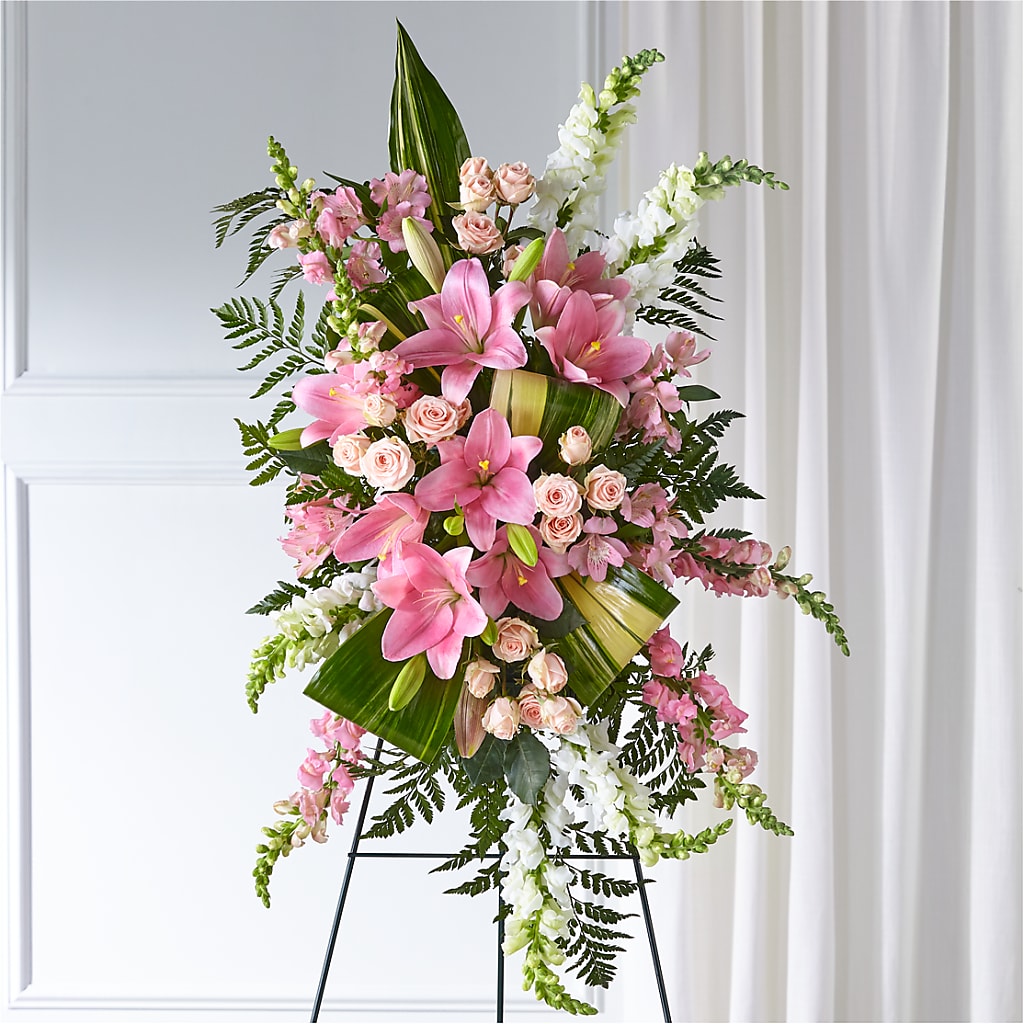 Elegant Embrace Standing Spray – United Market Street, Lubbock TX