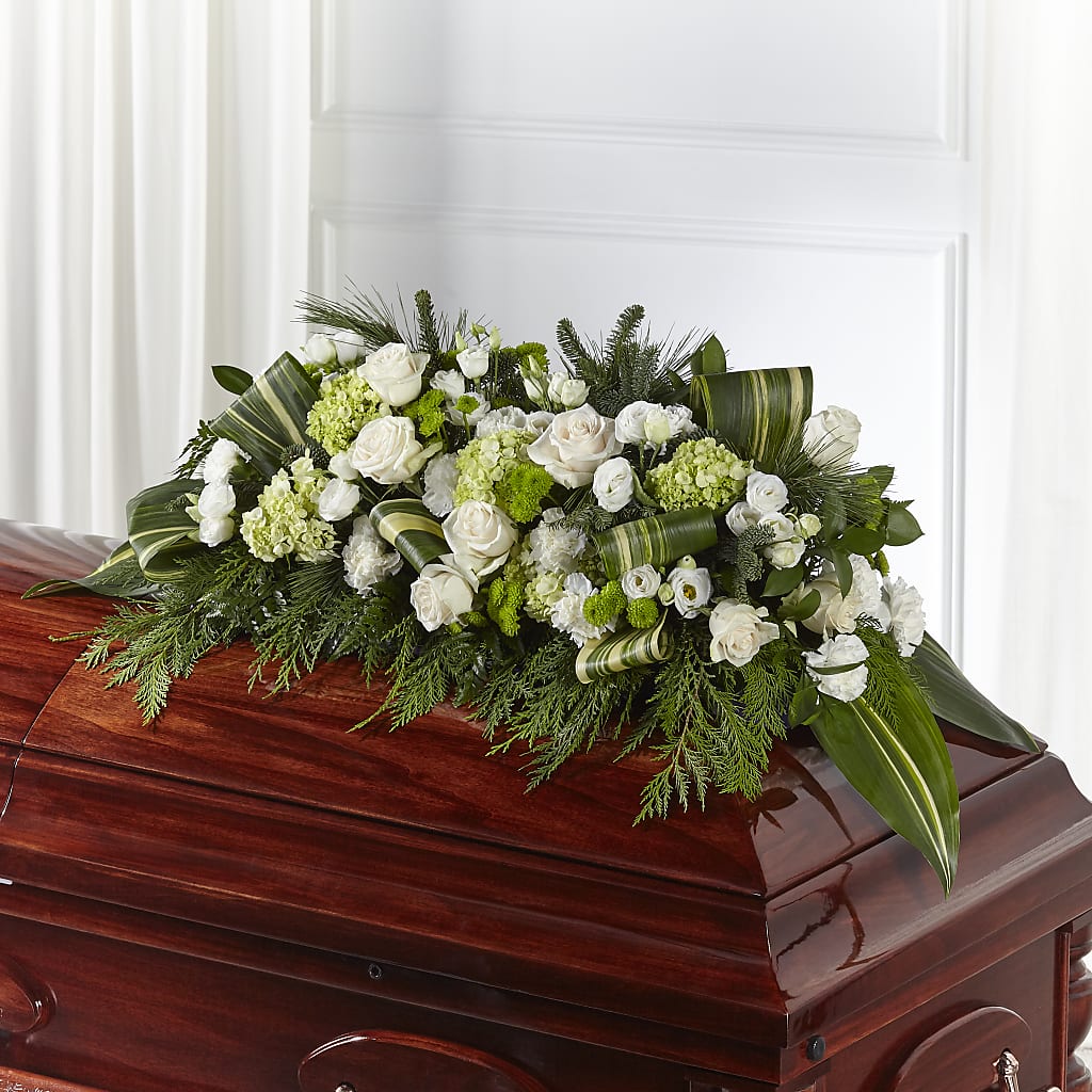 Hopeful Gesture Casket Spray – United Market Street, Lubbock TX