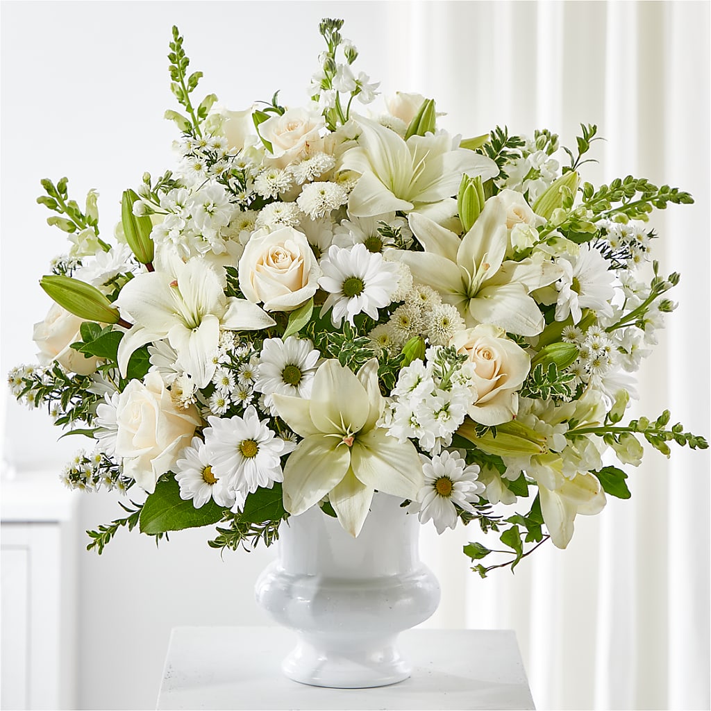 Uplifting Urn Arrangement – United Market Street, Lubbock TX
