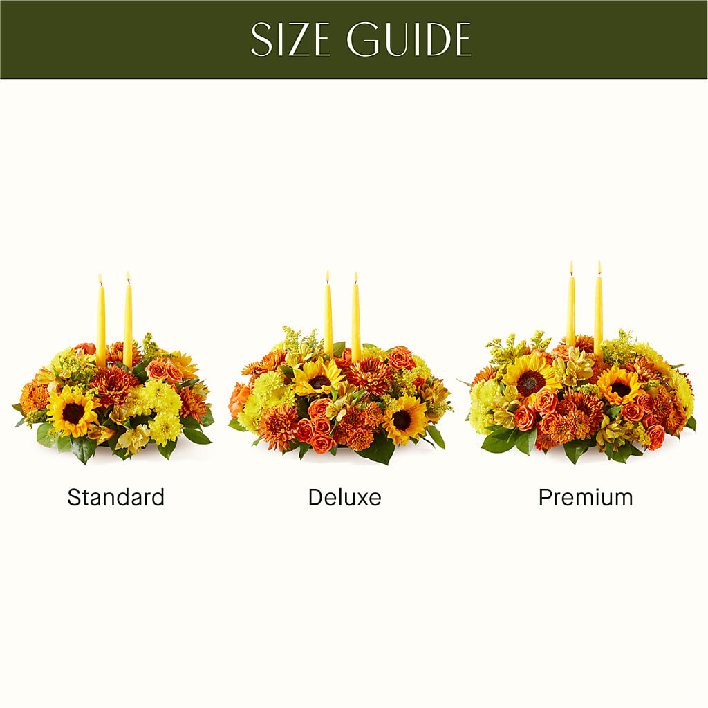 Autumn Harmony Centerpiece – United Market Street, Lubbock TX
