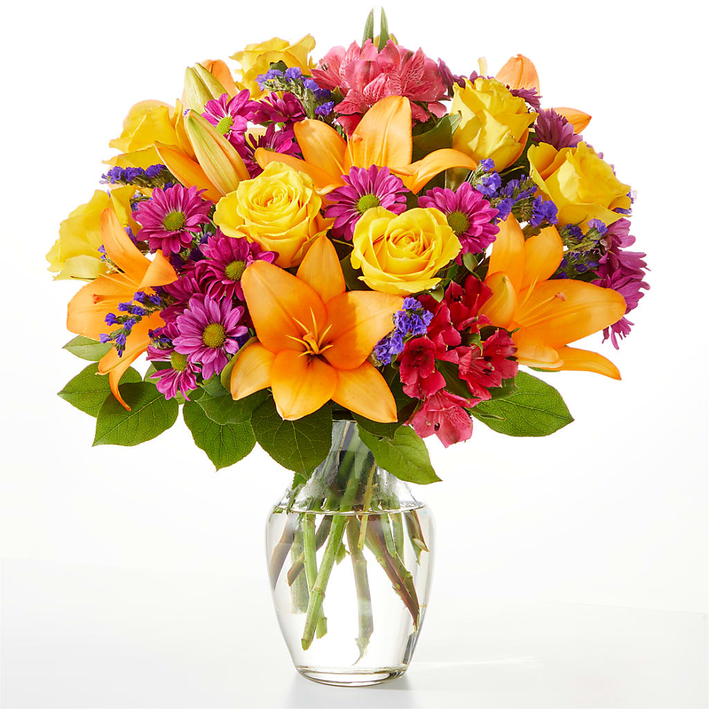 Colorful Visions Bouquet – United Market Street, Lubbock TX