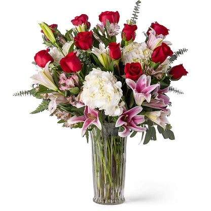 Lux Unforgettable Red Arrangement –  United Market Street, Lubbock TX