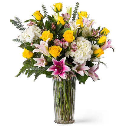 Lux Unforgettable Yellow Arrangement –  United Market Street, Lubbock TX