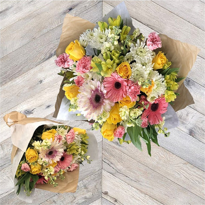 Dewdrop Wrapped Bouquet –  United Market Street, Lubbock TX