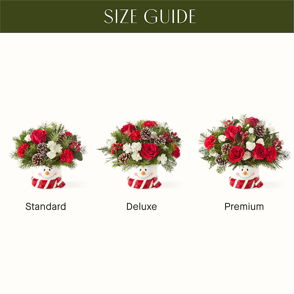 Jolly Snowman Bouquet –  United Market Street, Lubbock TX