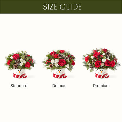 Jolly Snowman Bouquet –  United Market Street, Lubbock TX