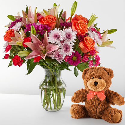 Here's Looking at You Bouquet & Bear Set –  United Market Street, Lubbock TX