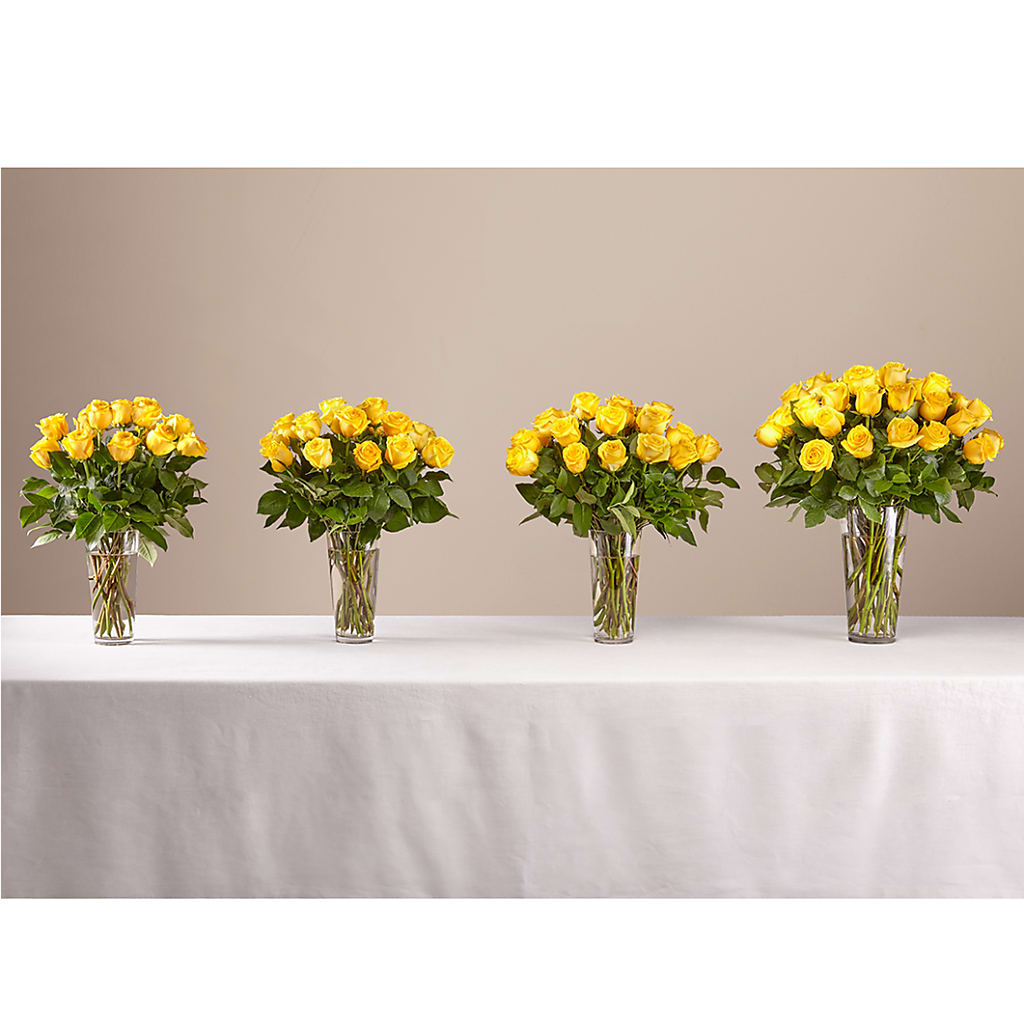Long Stem Yellow Rose Bouquet –  United Market Street, Lubbock TX