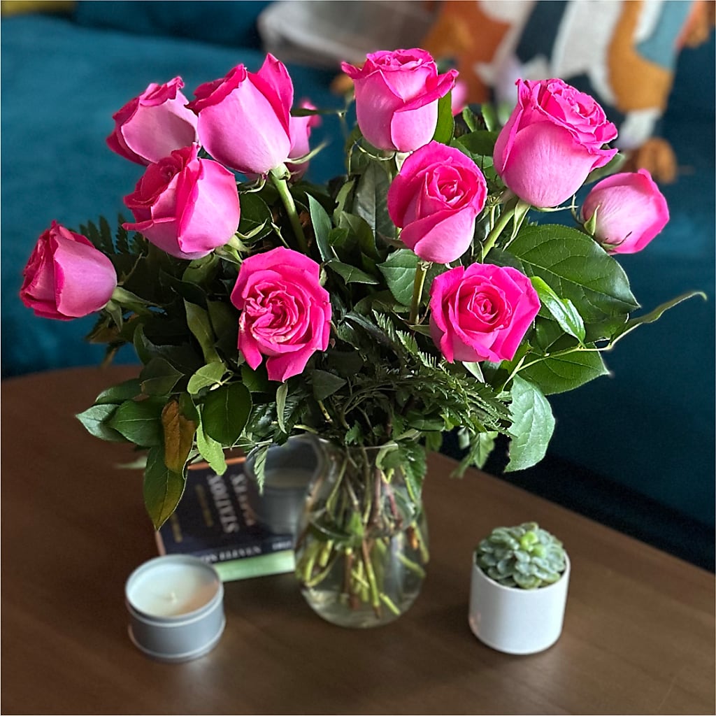 Long Stem Pink Rose Bouquet –  United Market Street, Lubbock TX