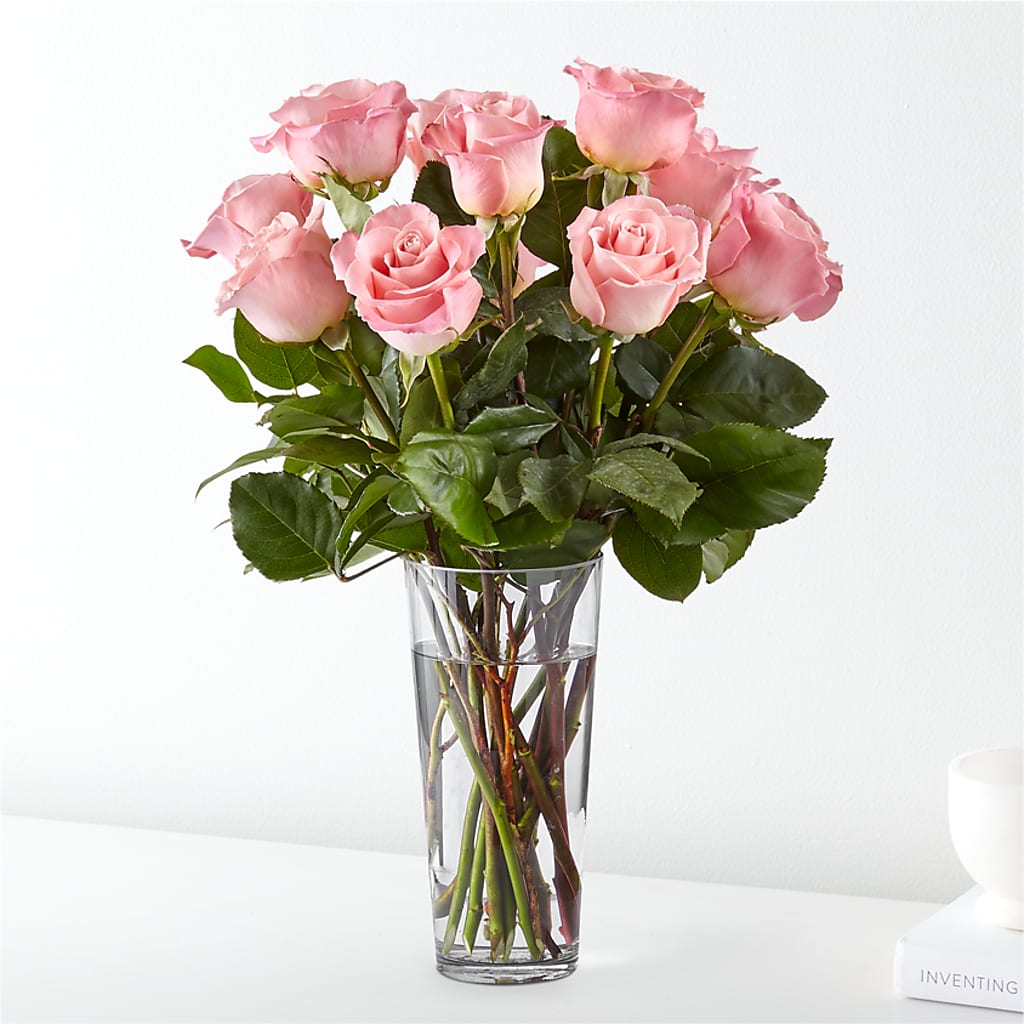 Long Stem Pink Rose Bouquet –  United Market Street, Lubbock TX