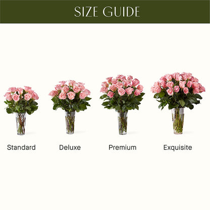 Long Stem Pink Rose Bouquet –  United Market Street, Lubbock TX