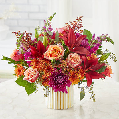 Burgundy Landscape Bouquet –  United Market Street, Lubbock TX