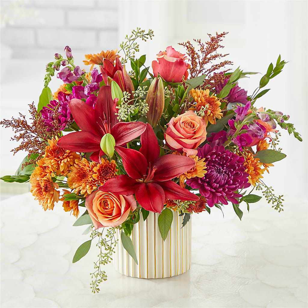 Burgundy Landscape Bouquet –  United Market Street, Lubbock TX