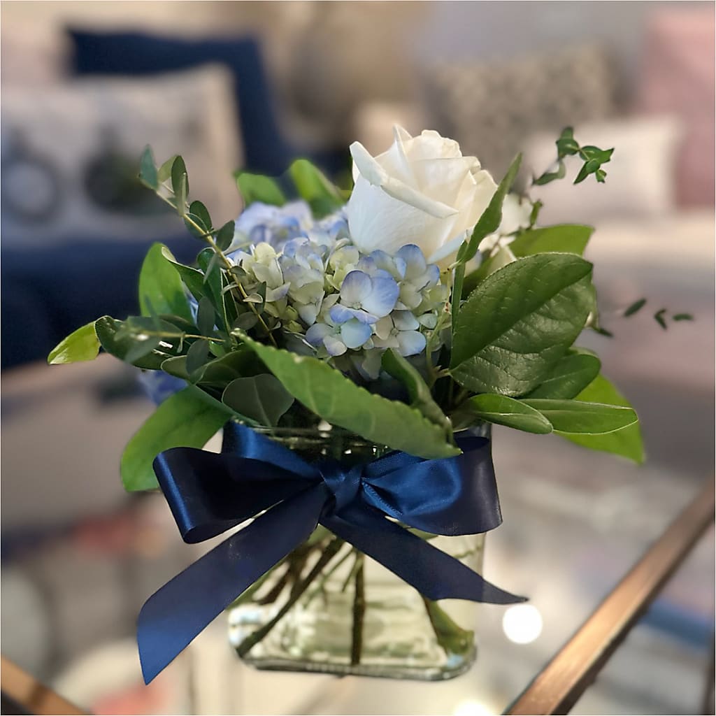 Sky Blue Delight Bouquet –  United Market Street, Lubbock TX