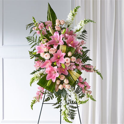 Elegant Embrace Standing Spray –  United Market Street, Lubbock TX