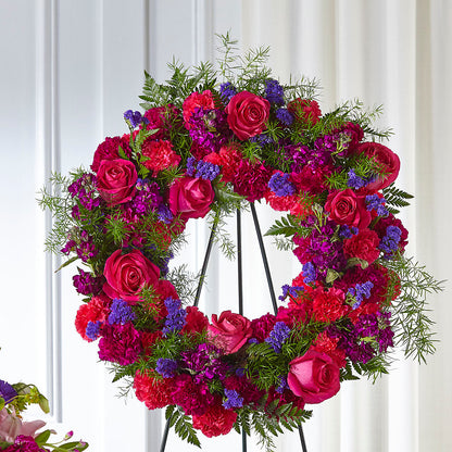 Calming Colors Wreath –  United Market Street, Lubbock TX
