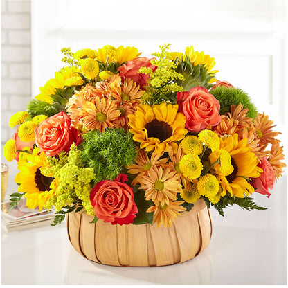 Harvest Sunflower Basket –  United Market Street, Lubbock TX