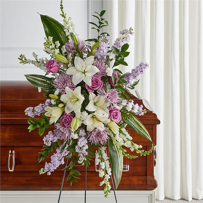 Grateful Hearts Standing Spray –  United Market Street, Lubbock TX