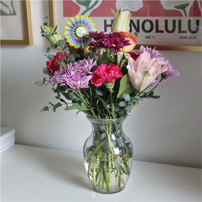 Light of My Life Bouquet & Happy Birthday Topper –  United Market Street, Lubbock TX
