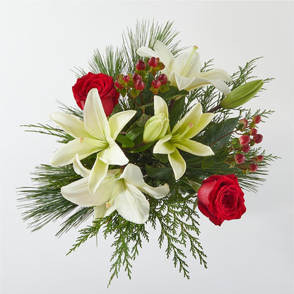 Evergreen Delight Bouquet & Happy Birthday Topper –  United Market Street, Lubbock TX