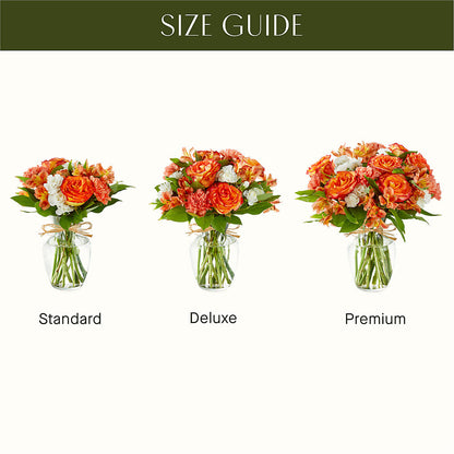 Apricot Glow Bouquet –  United Market Street, Lubbock TX