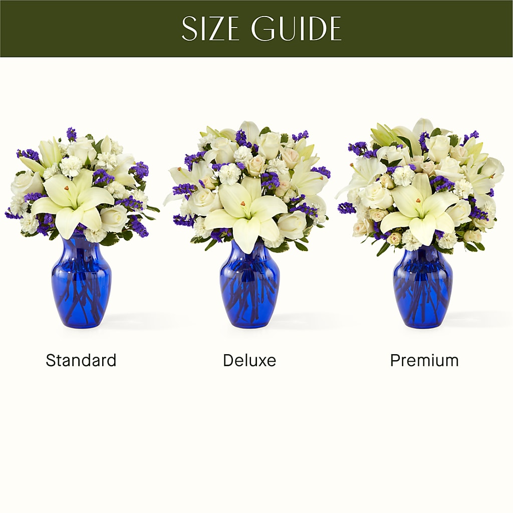 Sapphire Rush Bouquet –  United Market Street, Lubbock TX