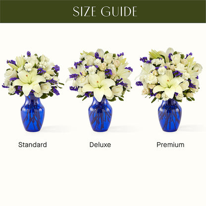 Sapphire Rush Bouquet –  United Market Street, Lubbock TX