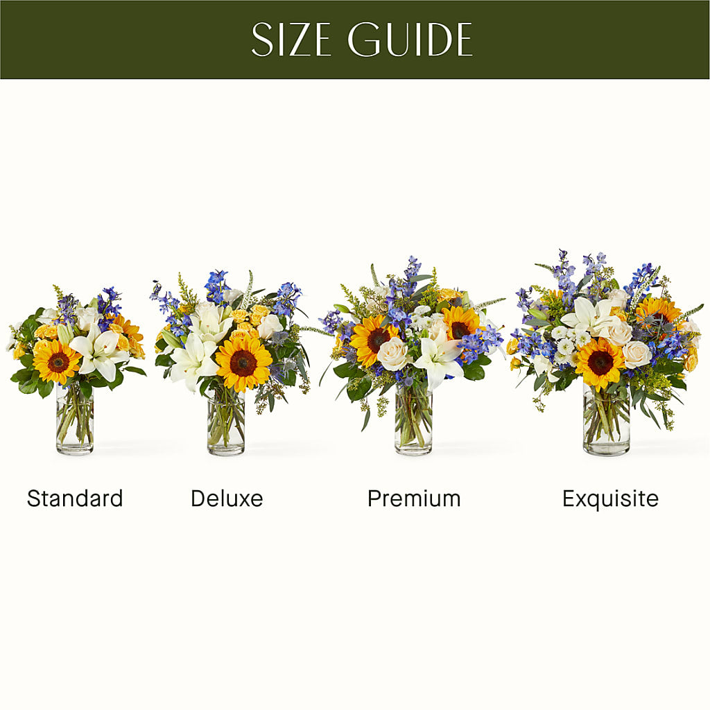 Wonderfully Sunny Bouquet –  United Market Street, Lubbock TX