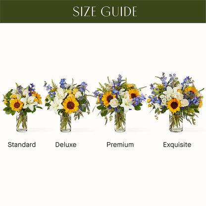 Wonderfully Sunny Bouquet –  United Market Street, Lubbock TX