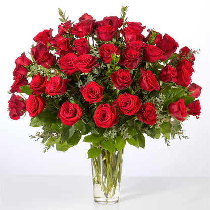 Forever Yours Fifty Stem Red Rose Bouquet –  United Market Street, Lubbock TX